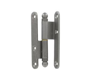 Paumelle - BROS - 227ARD1162 - coudée DTE - acier poli verni - 110x60 mm