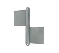 Paumelle de grille 100mm lame au centre acier brut - - J535170-1