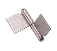 Paumelle de grille à souder MONIN - Forte lame dans l'axe - Acier décapé - 120x108 mm - 6400-643050