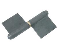 Paumelle de grille nœud rond lame au centre 120 mm FAURE ET FILS GPS12BLCT