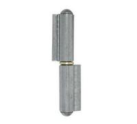 Paumelle de grille roulée lame courte 140x11 - Bague laiton - GRLC140