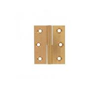 Paumelle de meuble - 50 mm x 40 mm - laiton poli - droite TORBEL