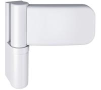 Paumelle de porte d'entrée - SIMONSWERK - Siku 3D K 3030 - Acier blanc - Réglable 3D - Sécurité goupille