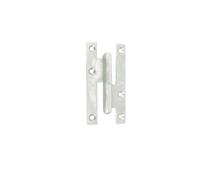 Paumelle droite bois LOUTRE SEDAN 140x55 mm bouts carrés zingué - - J530520