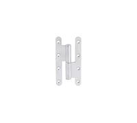 Paumelle en acier inoxydable - 140x70x3 mm bout rond et noeud plat - Gauche - LTPML140X70-304G