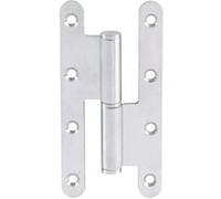 Paumelle en acier inoxydable - 140x70x3 mm bout rond et noeud plat - Gauche - LTPML140X70-304G Acier inoxydable G