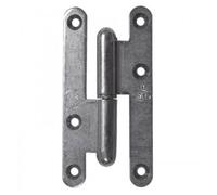Paumelle bouts ronds “Loutre Sedan ®” TORBEL - 95x45 mm - Gauche - J530170 G