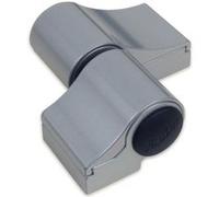 Paumelle en applique pour porte d'entrée type loira plus axe de rotation à 20 mm entraxe 67 mm sans fixation gris alu - fapim benelux - gris aluminium Gris G