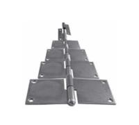 Paumelle femelle gauche 60x38mm pour persiennes 4 vantaux zingué - - J2204G2