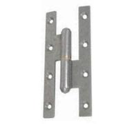 Paumelle FF renforcée noeud rond 110x50mm brut droite - - FR1105CD1