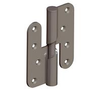Paumelle hélicoïdale huisserie bois droite 100x86mm - MONIN - 635060