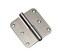 Paumelle inox 80/80A gauche - ARGENTA - 38080117 Blanc