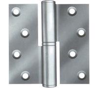 Paumelle inox BB807 90x127 droite DIN L - BREUER&SCHMITZ - BB80790127D Noir G
