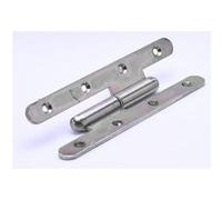 Paumelle inox pour meuble, L.110 x l.55 mm