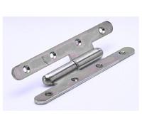 Paumelle inox pour meuble, L.110 x l.55 mm