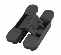 Paumelle invisible - menuiserie bois - H 140 mm - Goudron noir ARGENTA