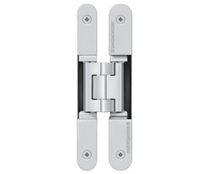 Paumelle invisible - porte lourde - 155 mm - aspect inox - Tectus 3DN SIMONSWERK