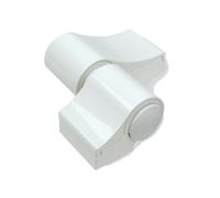 Paumelle Loir douille à visser rupture Blanc 9010 FAPIM - sans kit de fixation entraxe 60 ép.20 FAPIM - 7000VI-32