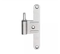 Paumelle mâle HB130 - Réglable - Droite - Zingué argent - Lame centrée - M-789271