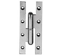 Paumelle menuiserie bois - bouts carrés - acier - 80x40 - gauche TORBEL