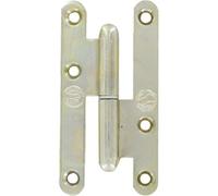 Paumelle menuiserie bois bouts ronds La loutre Sedan® Jardinier Massard - Droite - Hauteur 110 mm - Largeur 55 mm