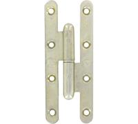 Paumelle menuiserie bois bouts ronds La loutre Sedan® Jardinier Massard - Droite - Hauteur 140 mm - Largeur 55 mm