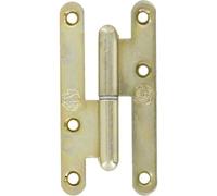 Paumelle menuiserie bois bouts ronds La loutre Sedan® Jardinier Massard - Gauche - Hauteur 110 mm - Largeur 55 mm