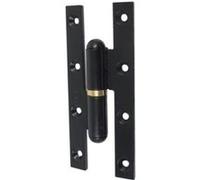 Paumelle Picarde BB 160x60mm epoxy noir gauche - FAURE ET FILS - PI166CGJ noir