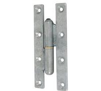 Paumelle Picarde soudée bouts carrés 160x70mm gauche brut - - PBL167G0
