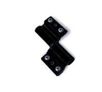 Paumelle porte lourde alu FAPIM - noir ral 9005 - pour jeu de 17 - 5681/37