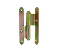 Paumelle Pour Menuiserie A Recouvrement (Contre-Coudees) 'La Loutre' Bouts Ronds Jardinier Massard J533010