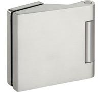 Paumelle pour porte en verre 6315-20 LM couleur inox ktg p.3-pièces HERMAT