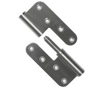 Paumelle réglable dimension 100 x 86 mm inox brossé gauche ARGENTA 31008643