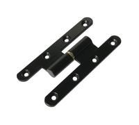 Paumelle renforcée à noud arasé 140x70mm gauche bout rond - - FO1407PRGJ