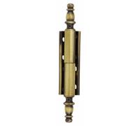 Paumelle universelle à vases en acier vieux bronze - H 92 mm BROS