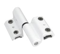 Paumelle universelle - aluminium - blanc - 9800 D - GRIP FAPIM
