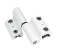 Paumelle universelle - aluminium - blanc - 9800 D - GRIP FAPIM