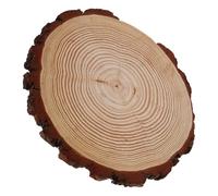 Pavé de Jardin en Bois Beige 12 Pouces pour Allée Extérieure | Dalles Simples pour Pelouse et Bordures, Style Élégant, Usage DIY, Tolérance Météo