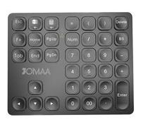 Pavé numérique,ELVANZA,clavier numérique Bluetooth,clavier de calculatrice portable,modèle Bluetooth silencieux,ouverture d'Excel et de la calculatrice en un clic,touches silencieuses,blanc