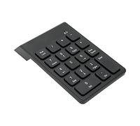 Pavé Numérique Ergonomique sans Fil 2,4 G avec Touches Chocolat, 18 Touches Plug and Play pour Comptable Bancaire, Compatible avec Les Utilisateurs de PC