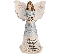Pavilion Gift company 80ème Anniversaire - Ange Tenant Un cœur 15,2 cm