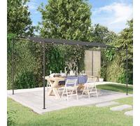 Pavillon 3x4, store de protection solaire, pergola, pavillon de jardin, toit de terrasse, auvent, tente de jardin, tente de réception, tissu 180 g/m², structure en acier, couleur anthracite