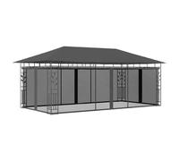 Pavillon avec moustiquaire 6x3x2,73 m Anthracite