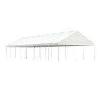 vidaXL Pavillon avec toit blanc 17,84x5,88x3,75 m Polyéthylène