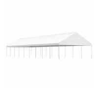 vidaXL Pavillon avec toit blanc 20,07x5,88x3,75 m Polyéthylène