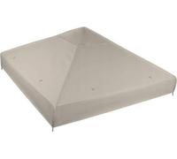 Pavillon avec toit de remplacement de 3x3 mètres, imperméable, idéal pour jardin. Tente de fête résistante aux intempéries avec protection UV. Pavillon pliable résistant à l'hiver, idéal pour une inst
