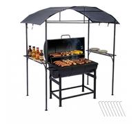 Pavillon barbecue, abri barbecue, auvent barbecue, pavillon de jardin, métal
