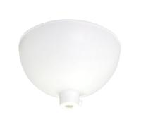 Pavillon rond TIBELEC, plastique, blanc Blanc G