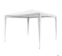 Plonos Pavillon de jardin blanc 3x3m 4936