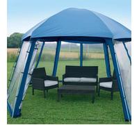 Tente dôme abri de piscine et spa - 5m x 4m H2.5m Bleu G
